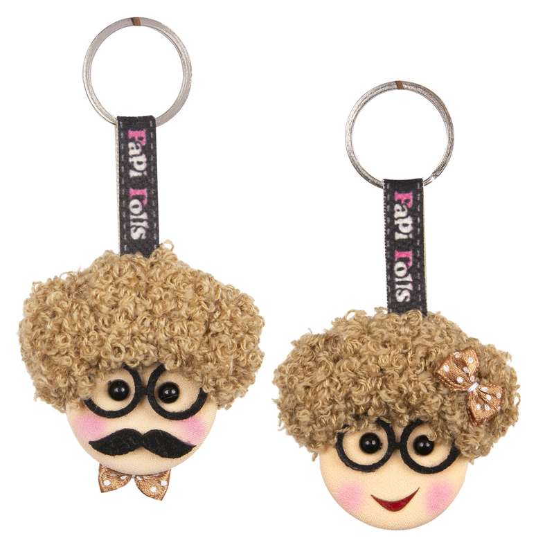  جاکلیدی پاپی دالز مدل لوئی فر مجموعه دو عددی