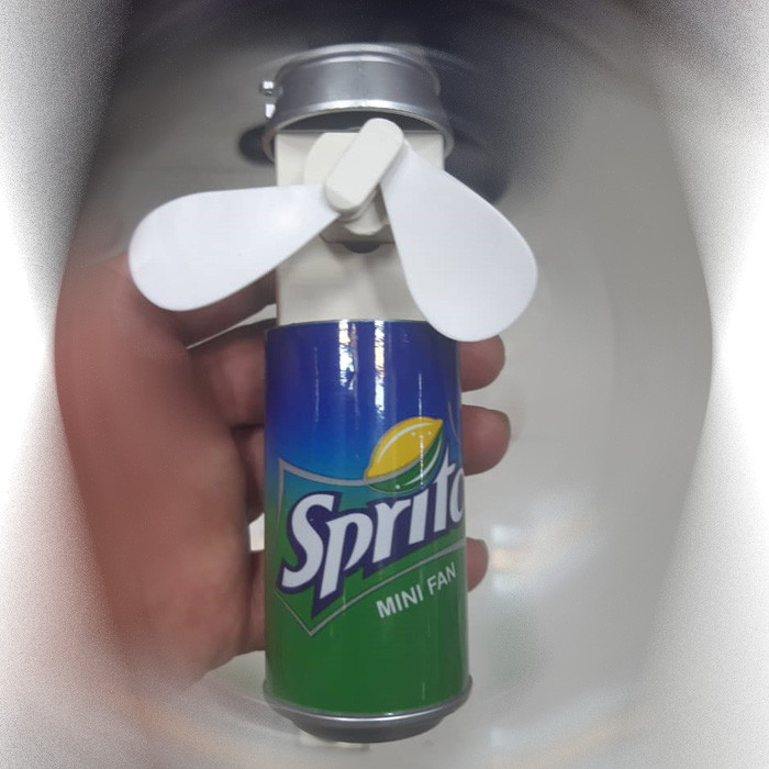 پنکه همراه مدل نوشابه