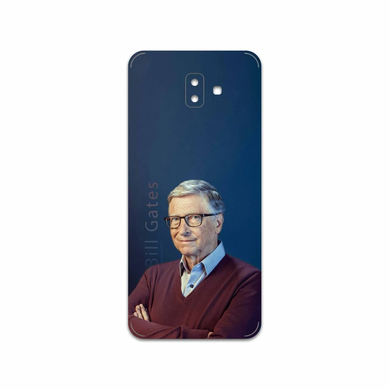 برچسب پوششی ماهوت مدل Bill Gates مناسب برای گوشی موبایل سامسونگ Galaxy J6 Plus