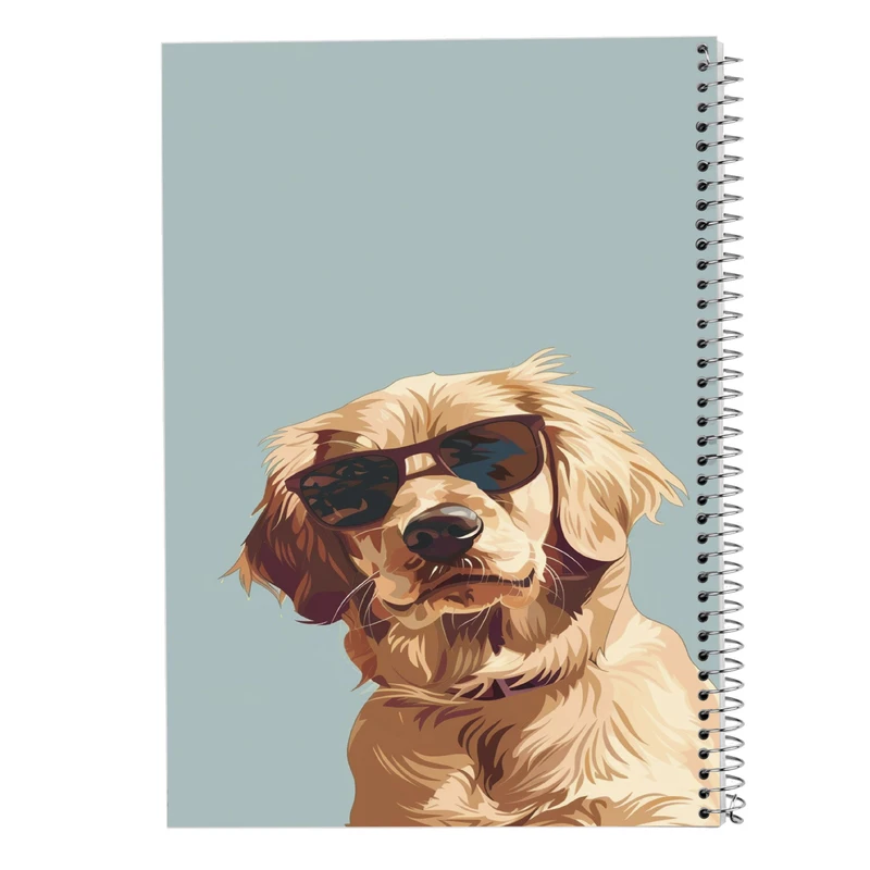 دفتر مشق 50 برگ مدوپد مدل سگ و گربه کد DF17307