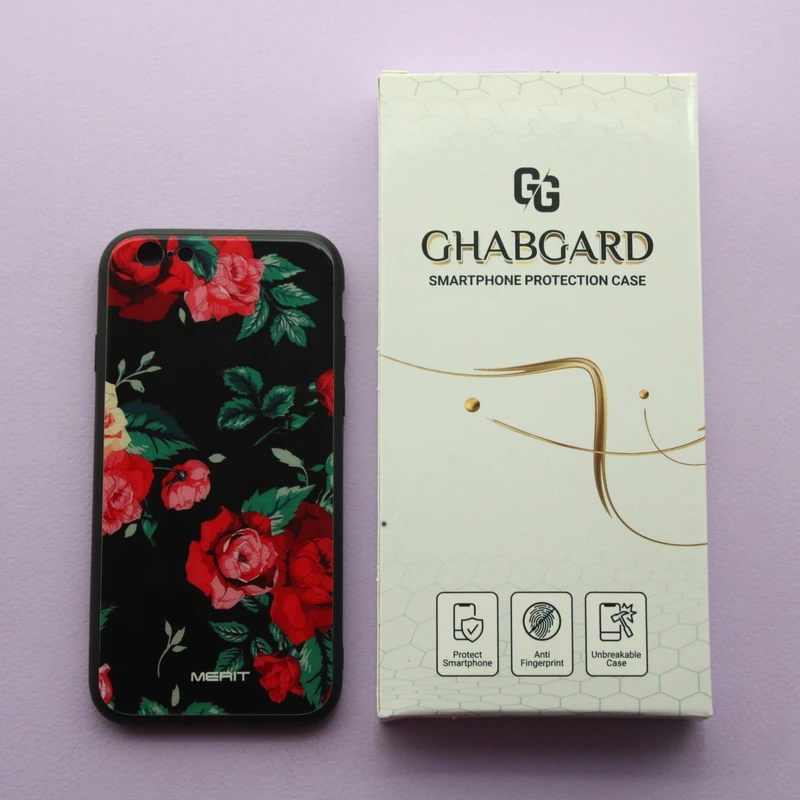 کاور قاب گارد مدل دور ژله ای مشکی دخترانه مناسب برای گوشی موبایل اپل iPhone 6 / 6s 