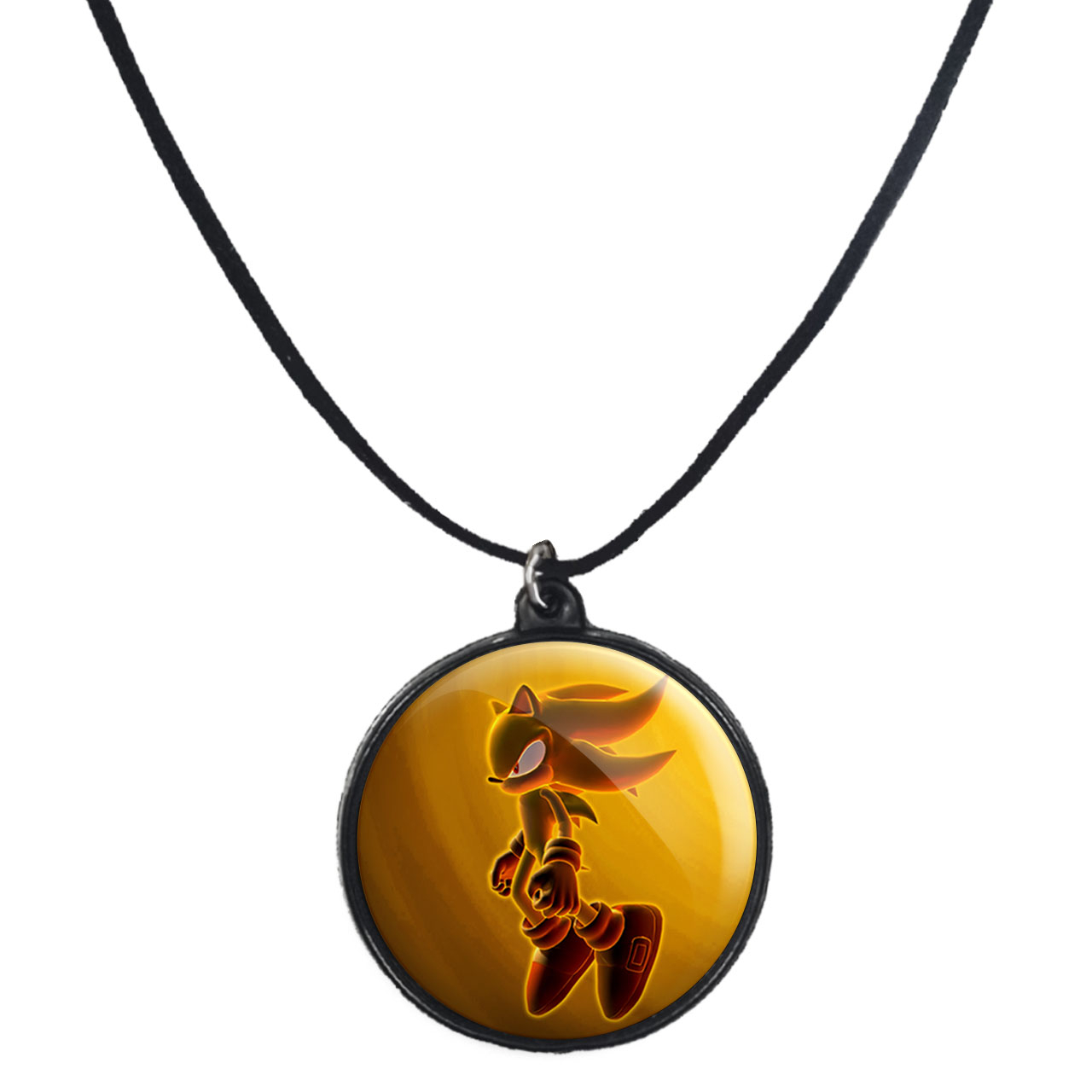 گردنبند پرمانه طرح سونیک کد pmb.14896 مدل دو طرفه