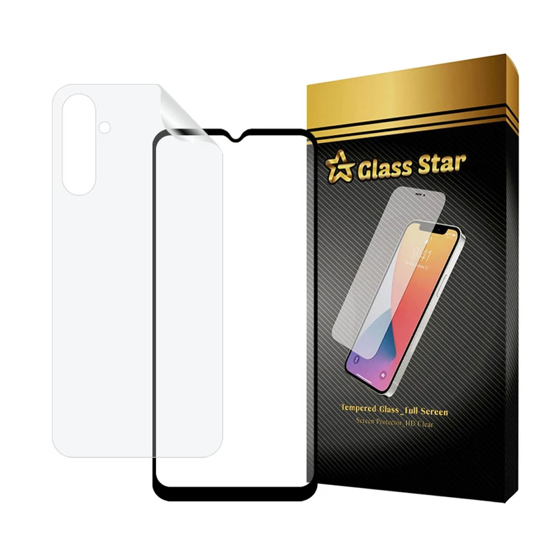 محافظ صفحه نمایش سرامیکی مات گلس استار مدل MCERAMNANOS مناسب برای گوشی موبایل سامسونگ Galaxy A14 / A14 5G به همراه محافظ پشت گوشی