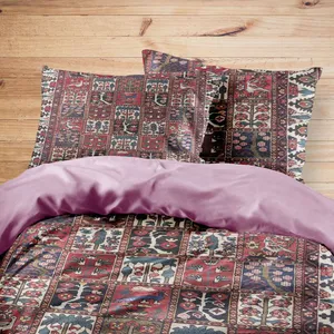 سرویس روتختی مدوپد طرح فرش بختیار خشتی درختی مدل C-bakhtiary10 یک نفره 4 تکه