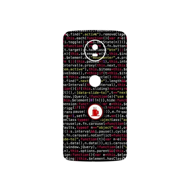 برچسب پوششی ماهوت مدل Programming 1 مناسب برای گوشی موبایل موتورولا Moto G5S