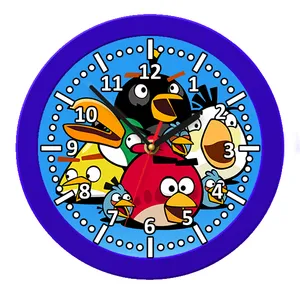 ساعت دیواری کودک مدل Angry Birds