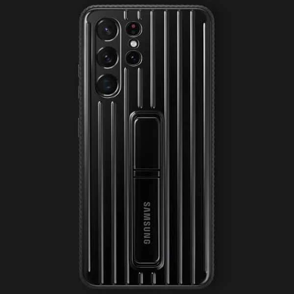 کاور سامسونگ مدل Protective Standimg مناسب برای گوشی سامسونگ Galaxy S21 Ultra