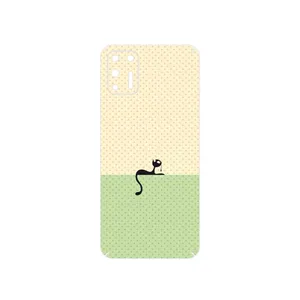 MAHOOT Minimal Internet Cat Icon Cover Sticker for Motorola Moto G9 Plus