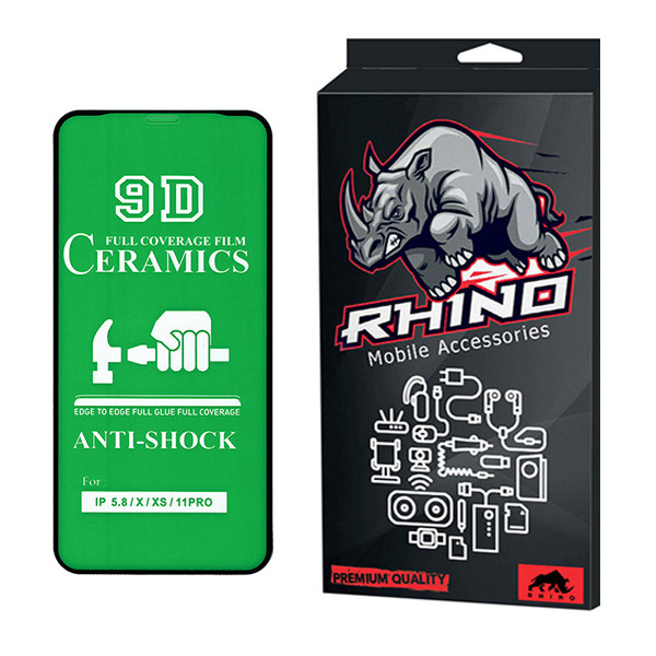 محافظ صفحه نمایش راینو مدل rhino مناسب برای گوشی موبایل اپل iPhone x / xs