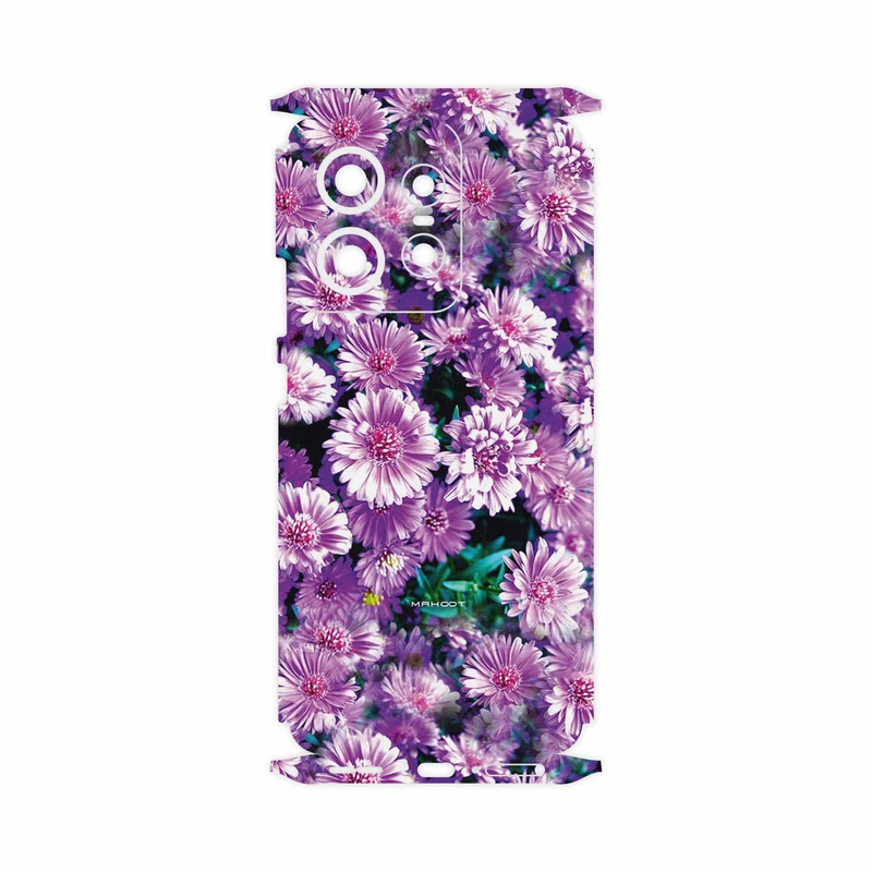 برچسب پوششی ماهوت مدل Purple_Flower-FullSkin مناسب برای گوشی موبایل موتورولا Edge 50 Pro