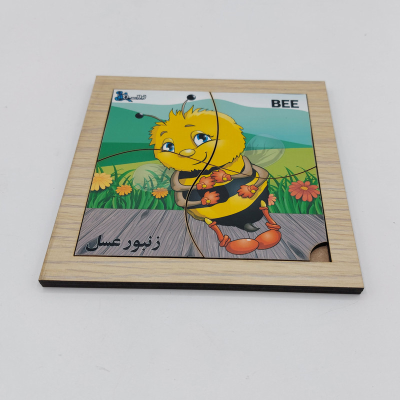 پازل  4 تکه مدل P4-088 طرح حیوان زنبور عسل