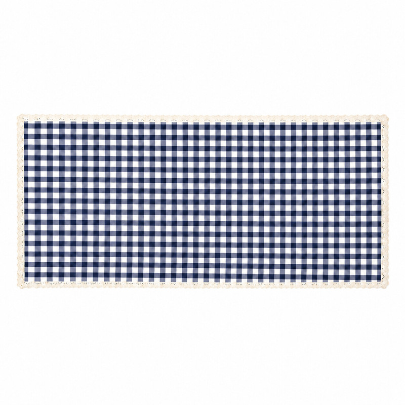 رومیزی مدل چهارخانه کد 05 سایز 250×140 سانتی‌متر