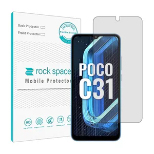 Rockspace transparent screen protector HyGEL model suitable for Xiaomi Poco C31 mobile phone
