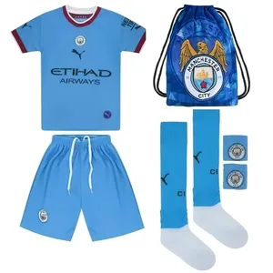 ست 6 تکه لباس ورزشی مردانه مدل منچستر سیتی کد 2023