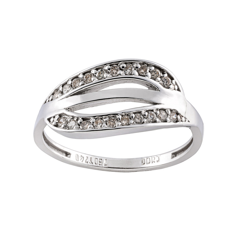 انگشتر طلا 18 عیار جواهری سون مدل 1712