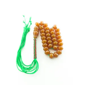 تسبیح مدل کهربا تاجری کد ISTRIZ35