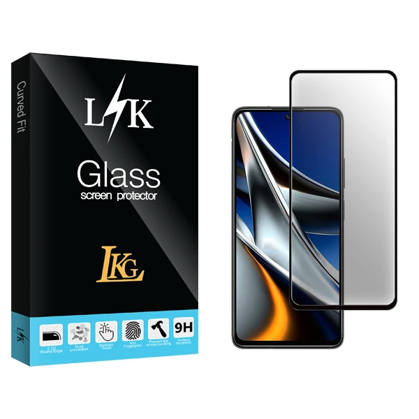 محافظ صفحه نمایش سرامیکی مات ال کا جی مدل LK Glass مناسب برای گوشی موبایل شیائومی Poco X4 Pro 5G 2201116PG
