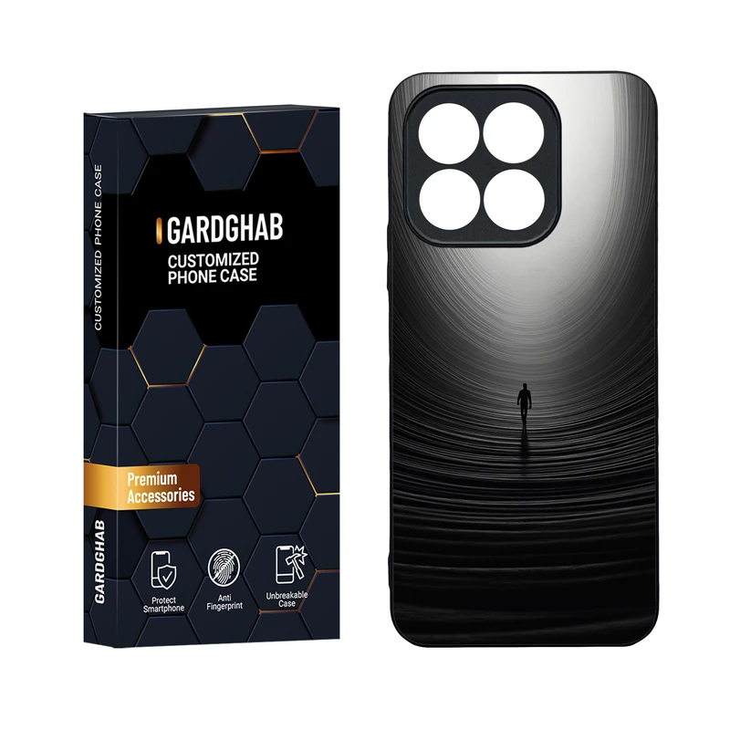 کاور گارد قاب مدل دورژله ای پشت گلس پسرانه مناسب برای گوشی موبایل آنر Honor X6b 4G