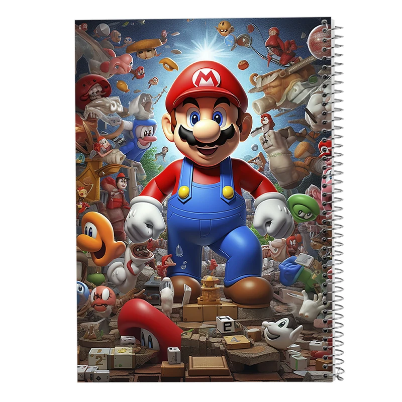 دفتر نقاشی 50 برگ مدوپد مدل super mario کد DF2969