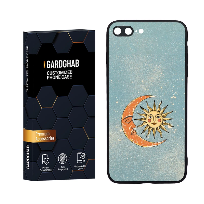 کاور گارد قاب مدل دورژله ای هنری مناسب برای گوشی موبایل اپل iPhone 7 Plus / 8 plus