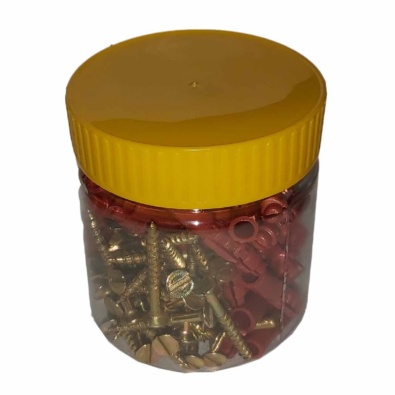 پیچ و رولپلاک مدل R4P100 بسته 100 عددی