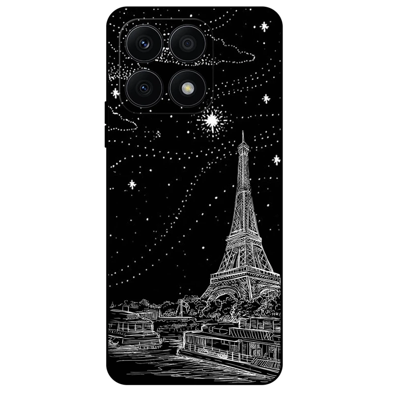 کاور مگافون طرح ایفل مدل 8107 مناسب برای گوشی موبایل آنر X8A     