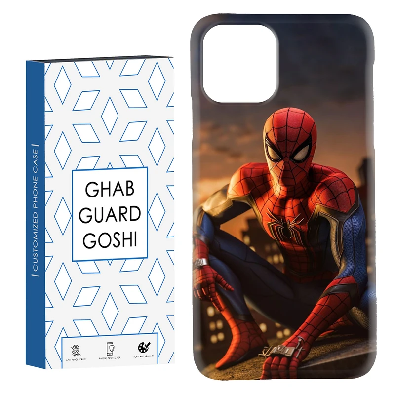 کاور قاب گارد گوشی طرح مرد عنکبوتی کد Dimo-284 مناسب برای گوشی موبایل اپل  IPHONE 11 PRO