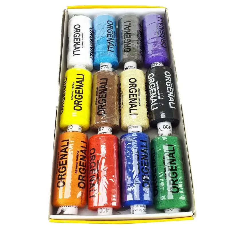 نخ خیاطی مدل fd بسته 12 عددی