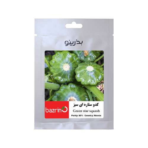 بذر کدو ستاره ای سبز بذرینو کد BZNO-208
