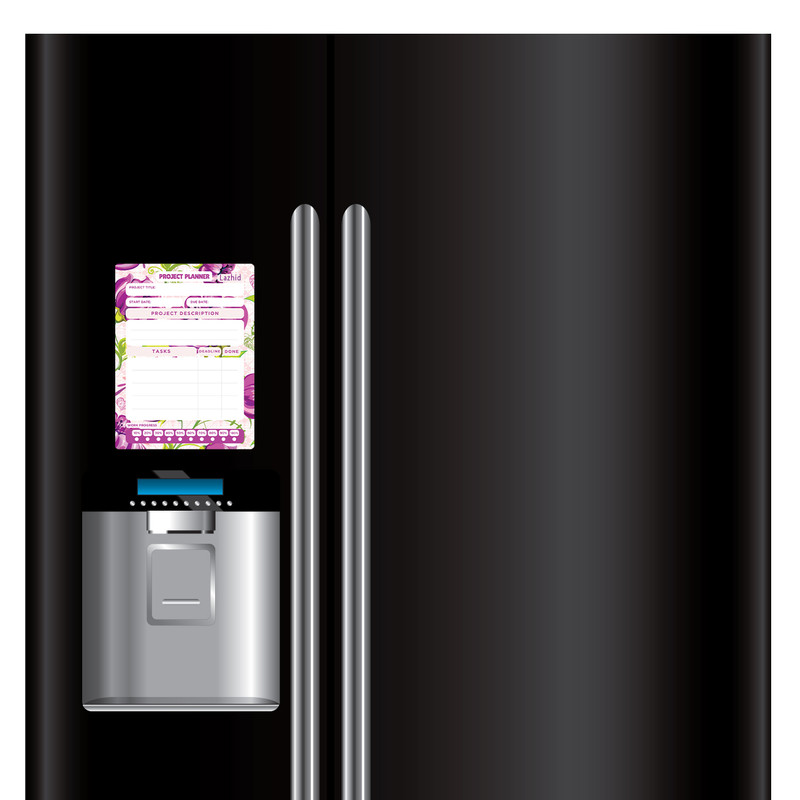 تخته وایت برد لاژید مدل برنامه ریزی پروژه سایز 14x18 سانتی متر