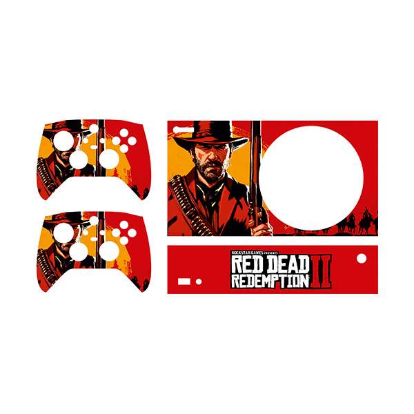 برچسب Xbox Series s توییجین وموییجین مدل Red Dead Redemption 02 مجموعه 4 عددی