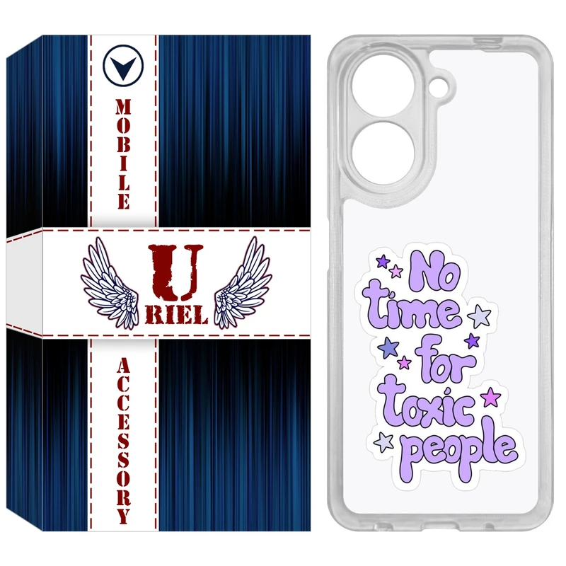 کاور یوریل مدل Clear کد 97 طرح Toxic مناسب برای گوشی موبایل شیائومی Redmi A5 4G / Poco C71