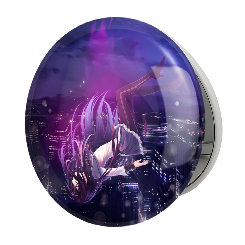 آینه جیبی خندالو طرح همورا اکامی انیمه مادوکا مجیکا Madoka Magica مدل تاشو کد 18417 