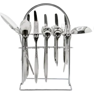 سرویس قاشق و چنگال 51 پارچه برگامو کد 404S