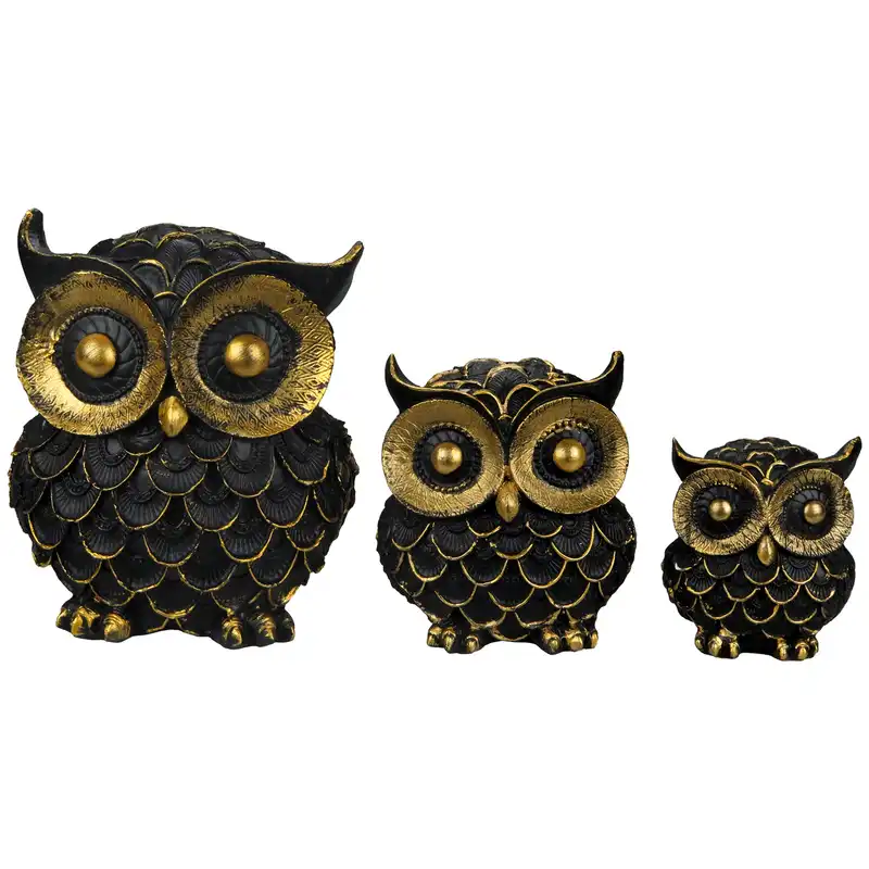 مجسمه طرح جغد مدل F_12i مجموعه ۳ عددی