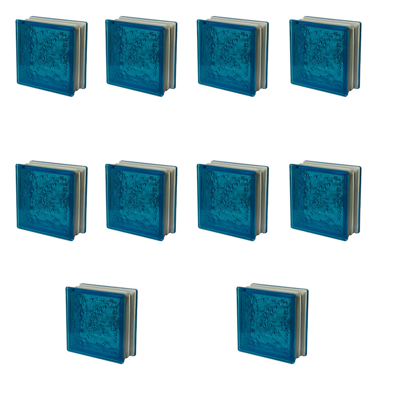 بلوک شیشه ای مدل حبابی بسته 10 عددی