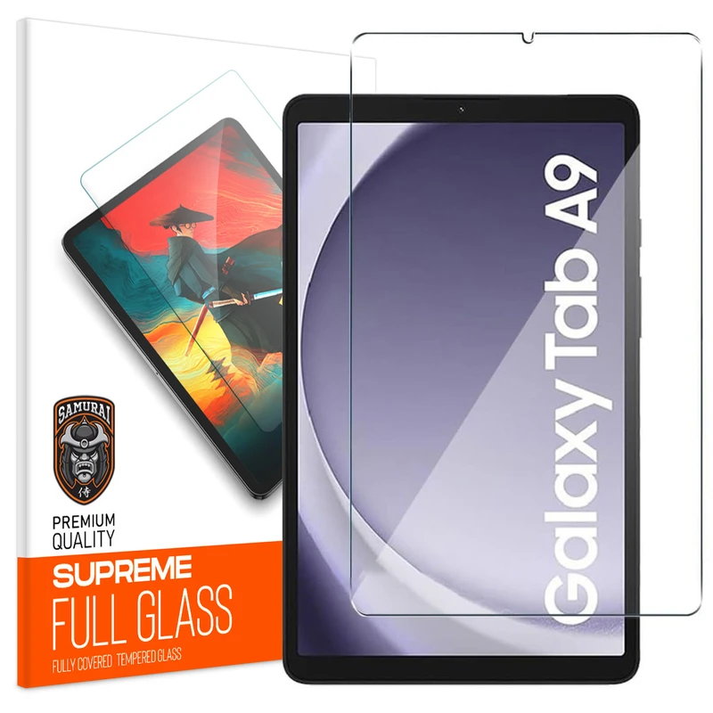 محافظ صفحه نمایش شفاف سامورایی مدل GlastR مناسب برای تبلت سامسونگ Galaxy Tab A9 / Galaxy Tab A11
