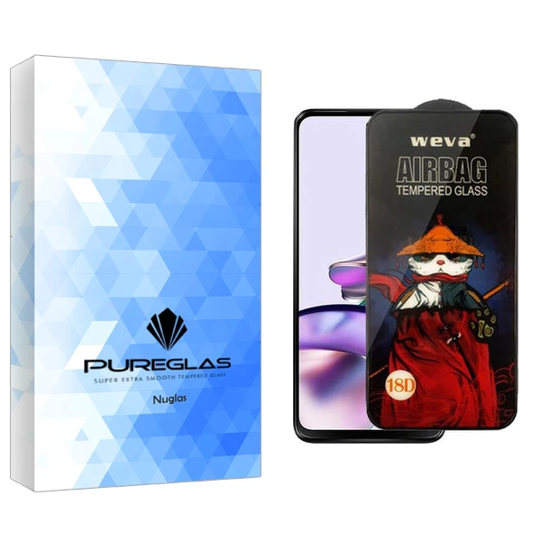 محافظ صفحه نمایش پیور گلس مدل NueGlas Airbag مناسب برای گوشی موبایل موتورولا Moto G13