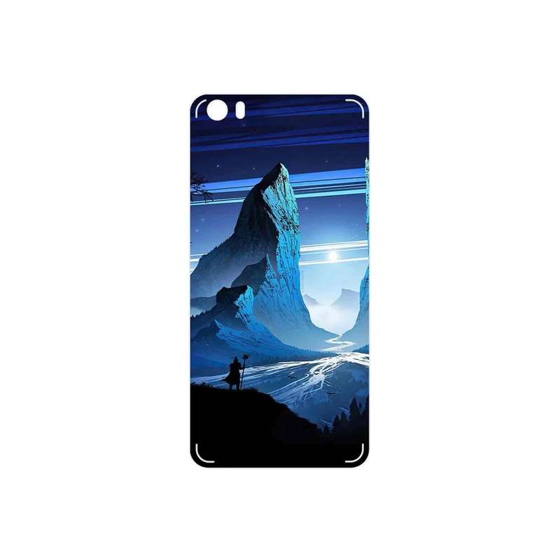 برچسب پوششی ماهوت مدل Blue Mountains Digital Art مناسب برای گوشی موبایل شیائومی Mi 5
