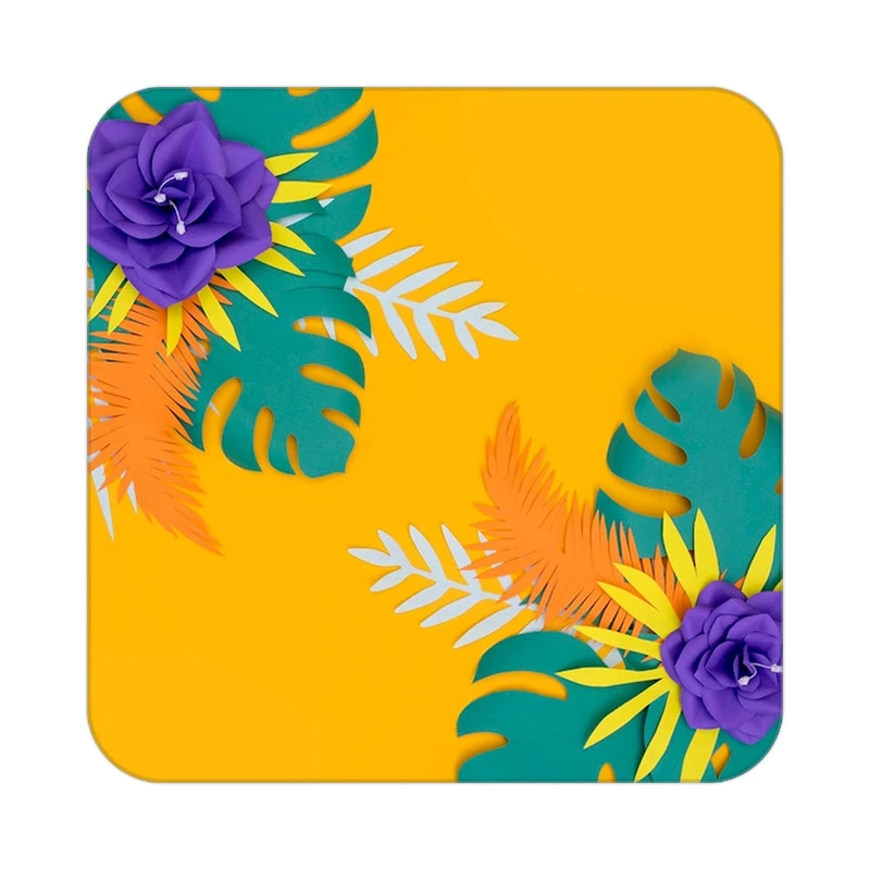 زیر لیوانی کاکتی طرح گل مدل mp16923