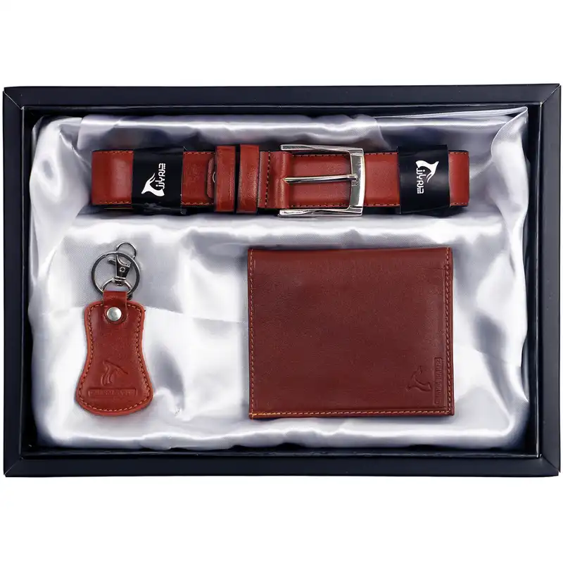ست هدیه مردانه چرم بارز مدل DS61.1newBOX