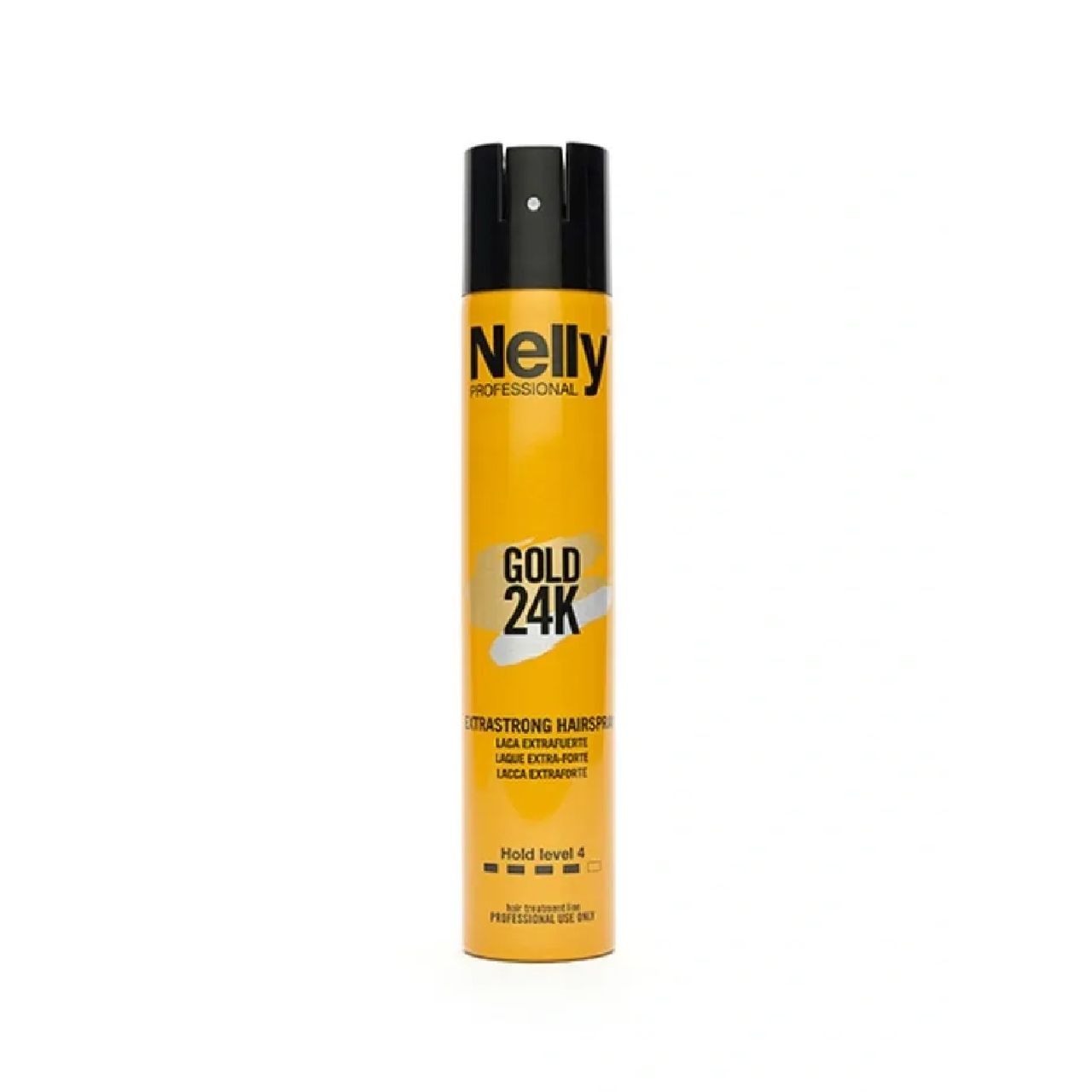 اسپری حالت دهنده مو نلی مدل GOLD 24K extrastrong حجم 300 میلی لیتر -  - 1