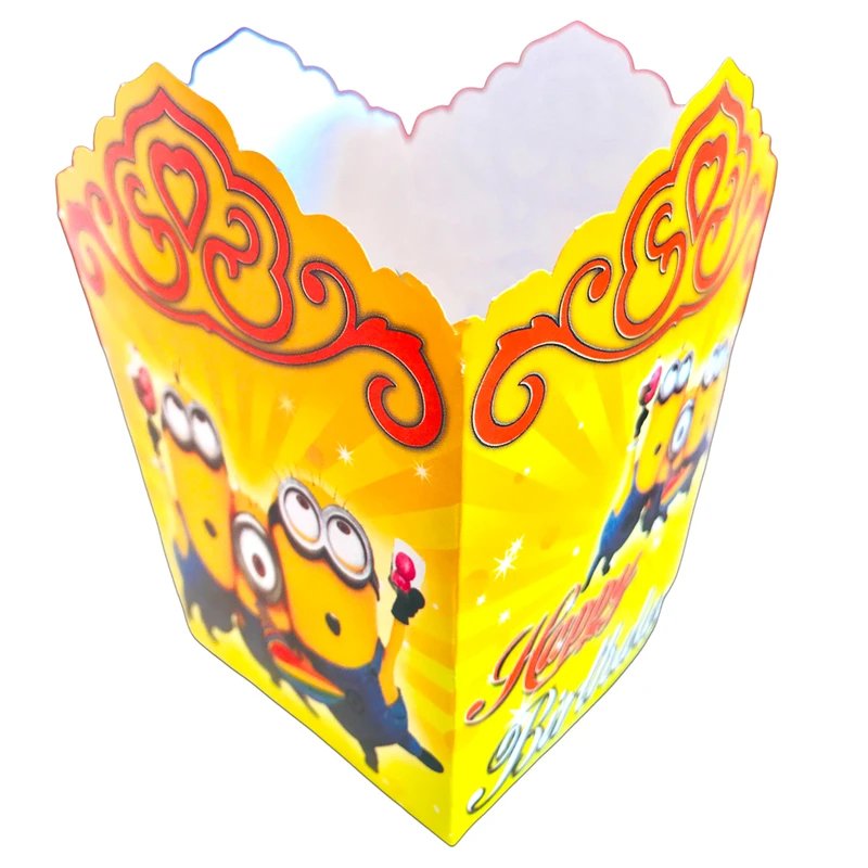 ظرف پاپ کورن مسترتم طرح مینیوم پلاس بسته 10 عددی