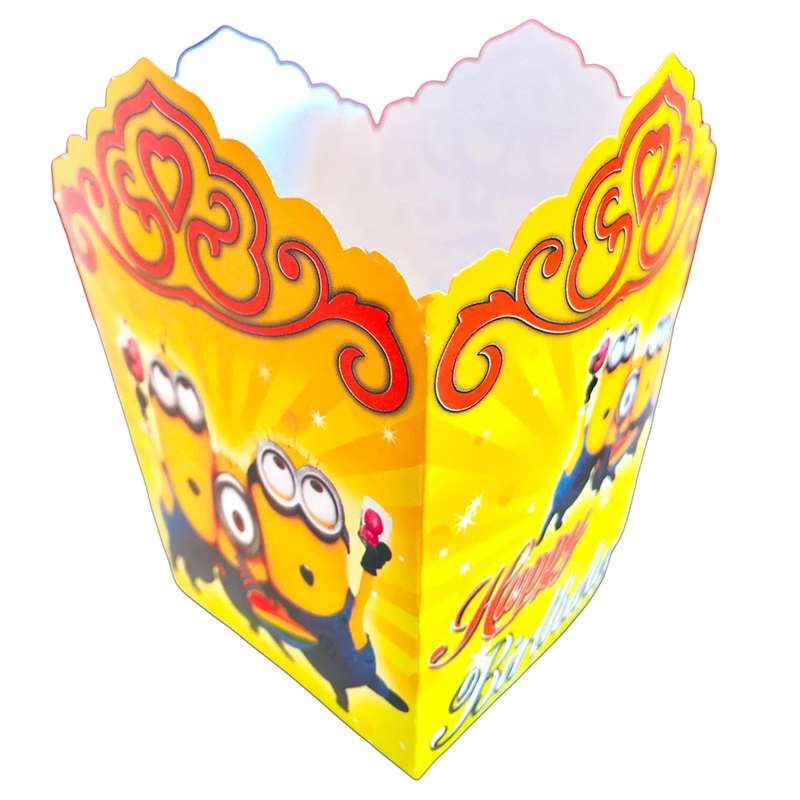 ظرف پاپ کورن مسترتم طرح مینیوم پلاس بسته 10 عددی