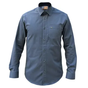 پیراهن آستین بلند مردانه پایتی جامه مدل کتان کش کد 9116166