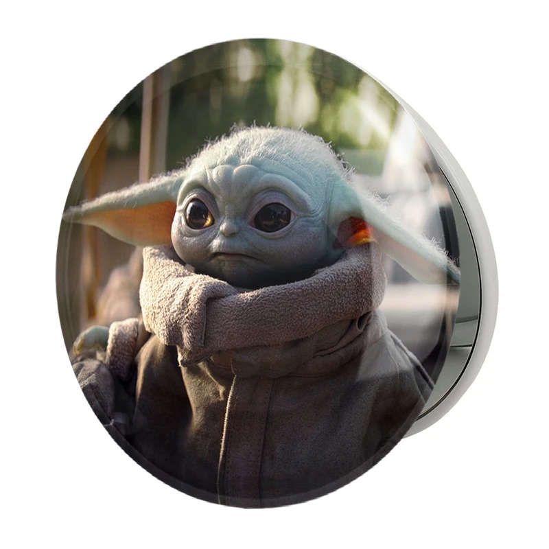 آینه جیبی خندالو طرح یودا سریال جنگ ستارگان مدل تاشو کد 26067 