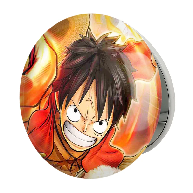 آینه جیبی خندالو طرح لوفی انیمه وان پیس One Piece مدل تاشو کد 10537