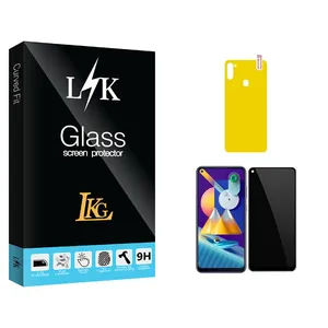 LKG LK Pro Privacy Screen Protector For Samsung Galaxy M11 With Back Protector
