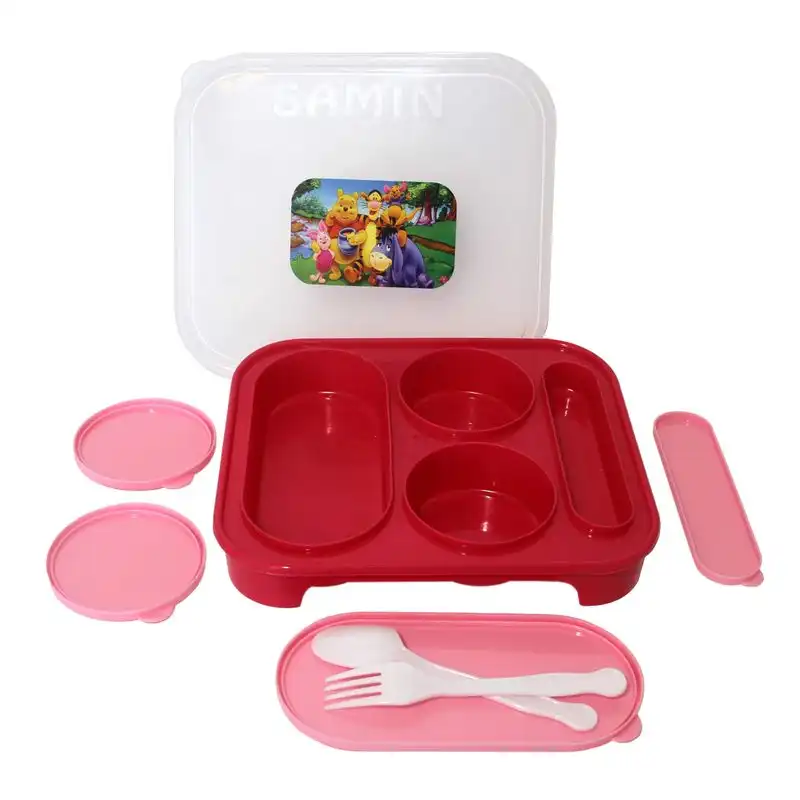 ظرف غذای 8 تکه کودک مدل ثمین پسرانه