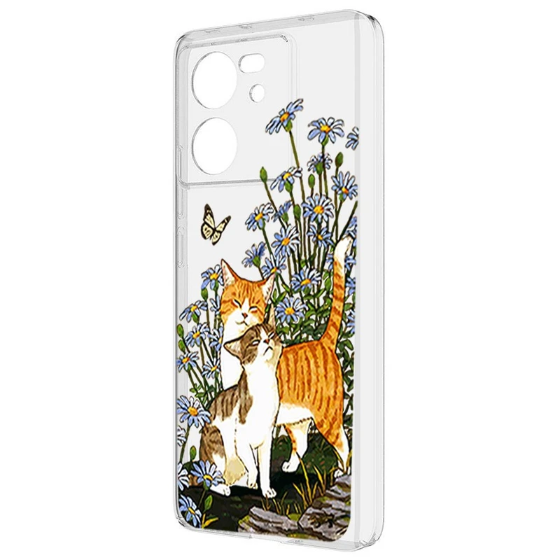 کاور مدل Cat & Butterfly مناسب برای گوشی موبایل شیائومی 13T / TPro